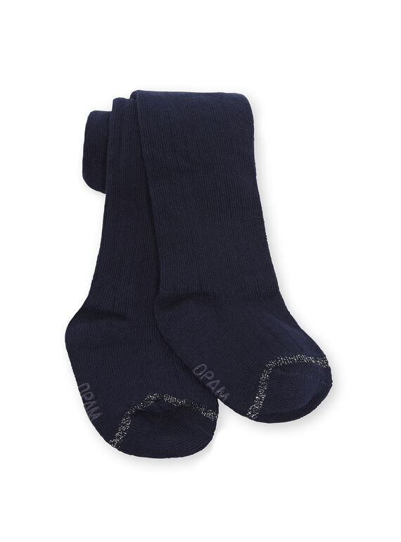 Leotardos de color azul marino para bebé niña KYIESCOL2 / 20WI0983COL070